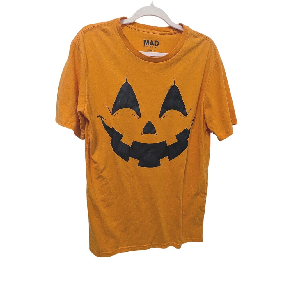 Haunted Pumpkin T-Shirt Jesse Pinkman Cursed Spooky Halloween Cotton Blend Sz M